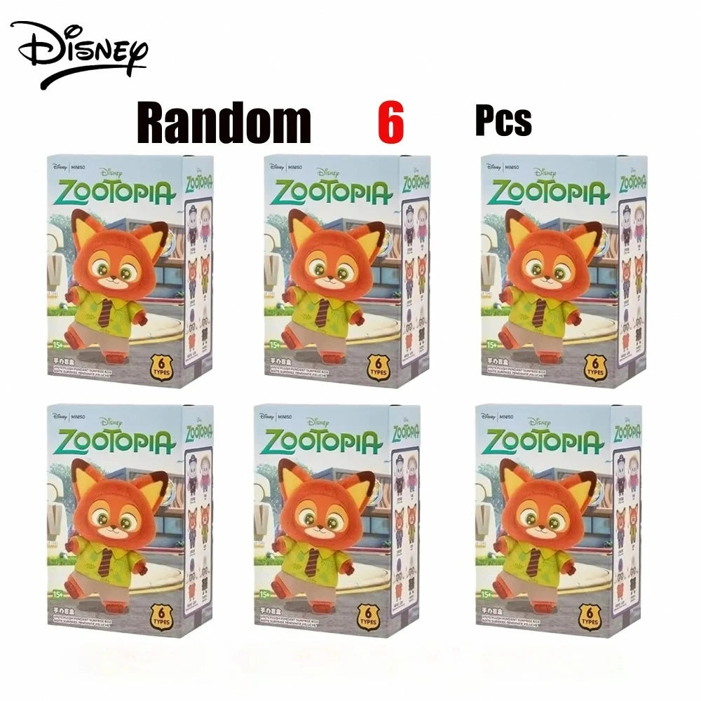 Disney Zootopia 2 Plush Vinyl Keychain Blind Box