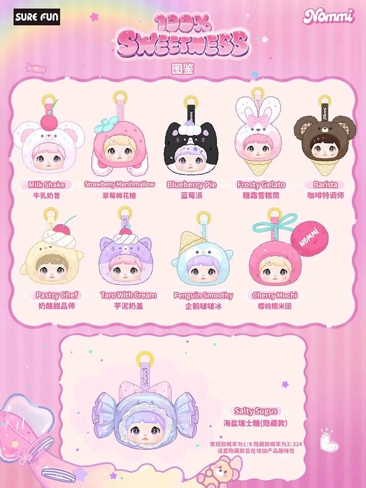 Nommi 100% Sweet Series Plush Blind Box