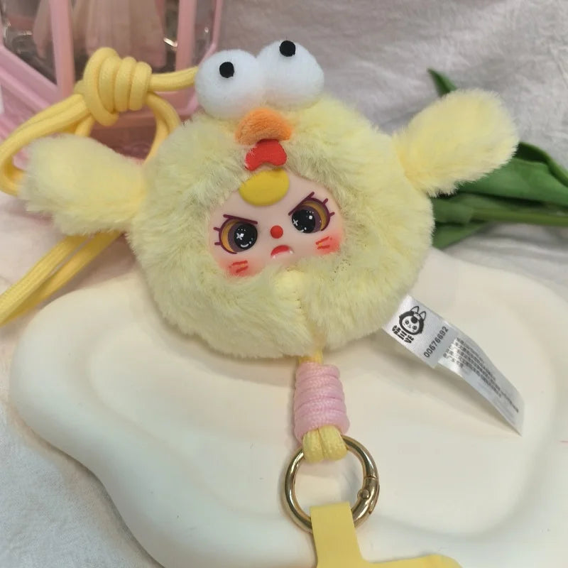 Baby Three Phone Lanyard Plush Blind Box