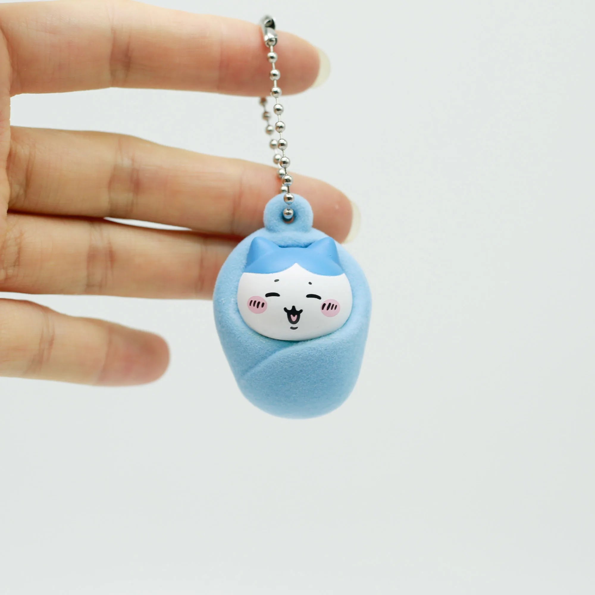 Flocked Baby Chiikawa Keychain Blind Box