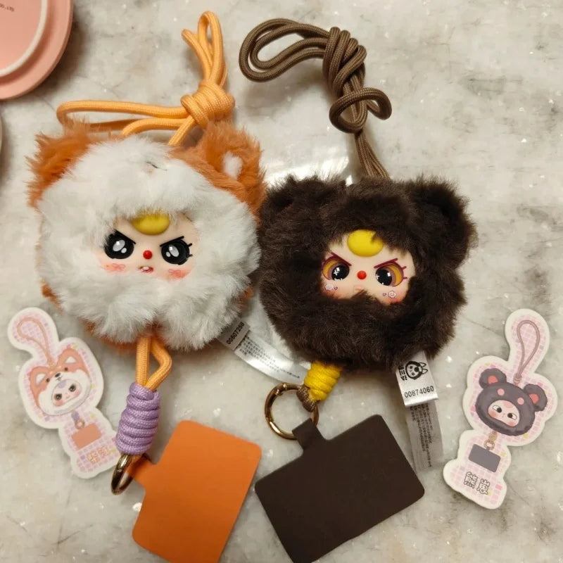 Baby Three Phone Lanyard Plush Blind Box