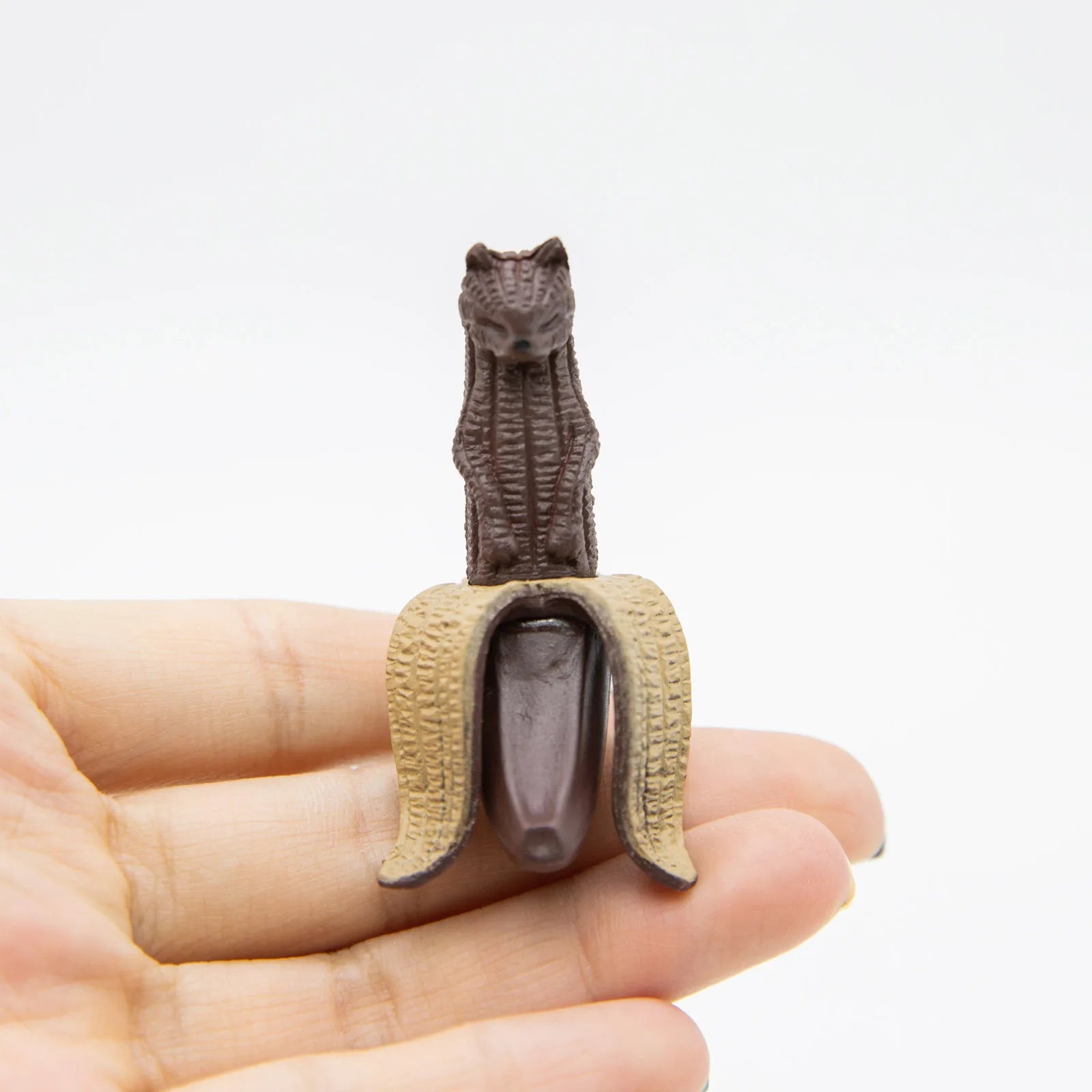 Peeled Banana Cats Gashapon Capsule Toys