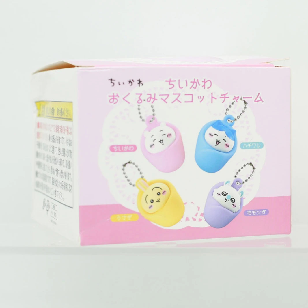 Flocked Baby Chiikawa Keychain Blind Box