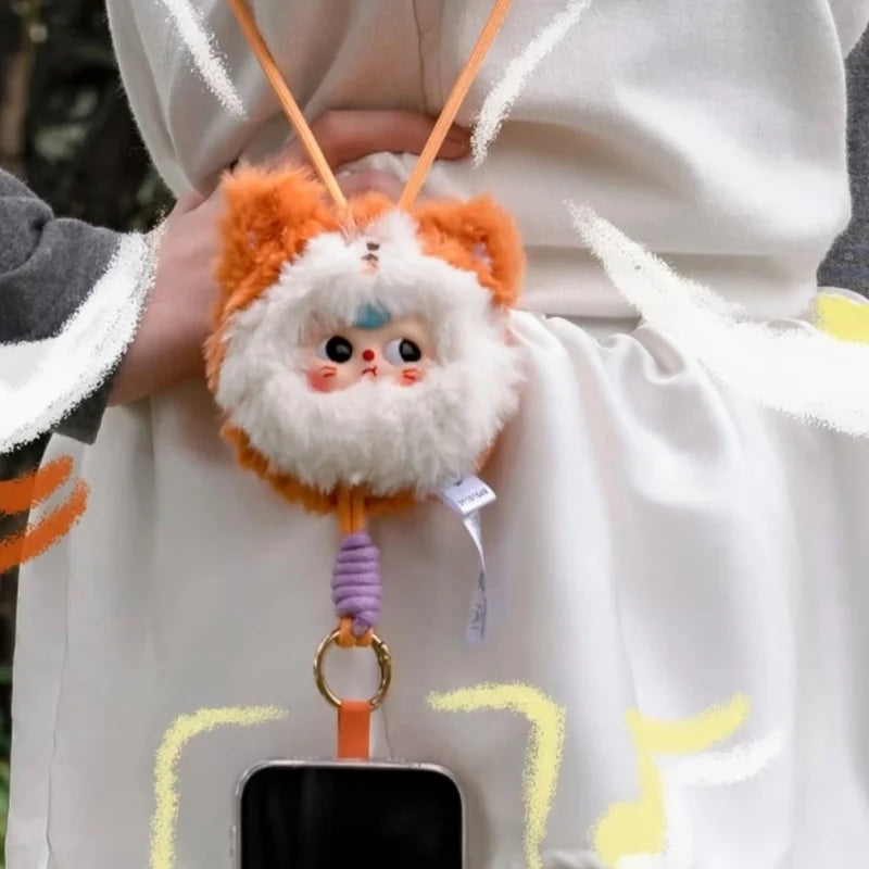 Baby Three Phone Lanyard Plush Blind Box