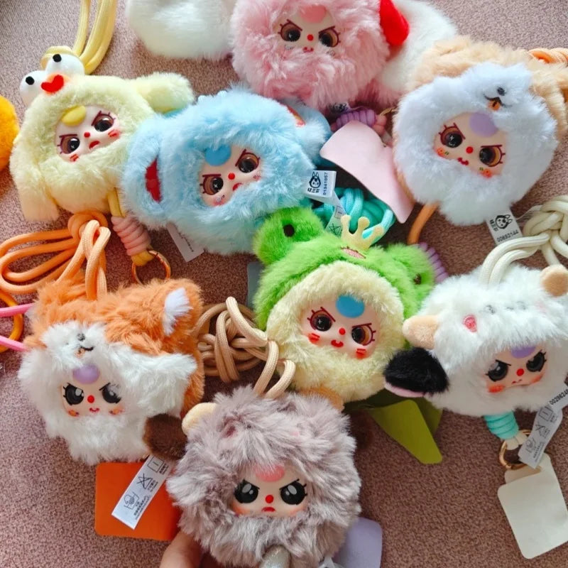 Baby Three Phone Lanyard Plush Blind Box