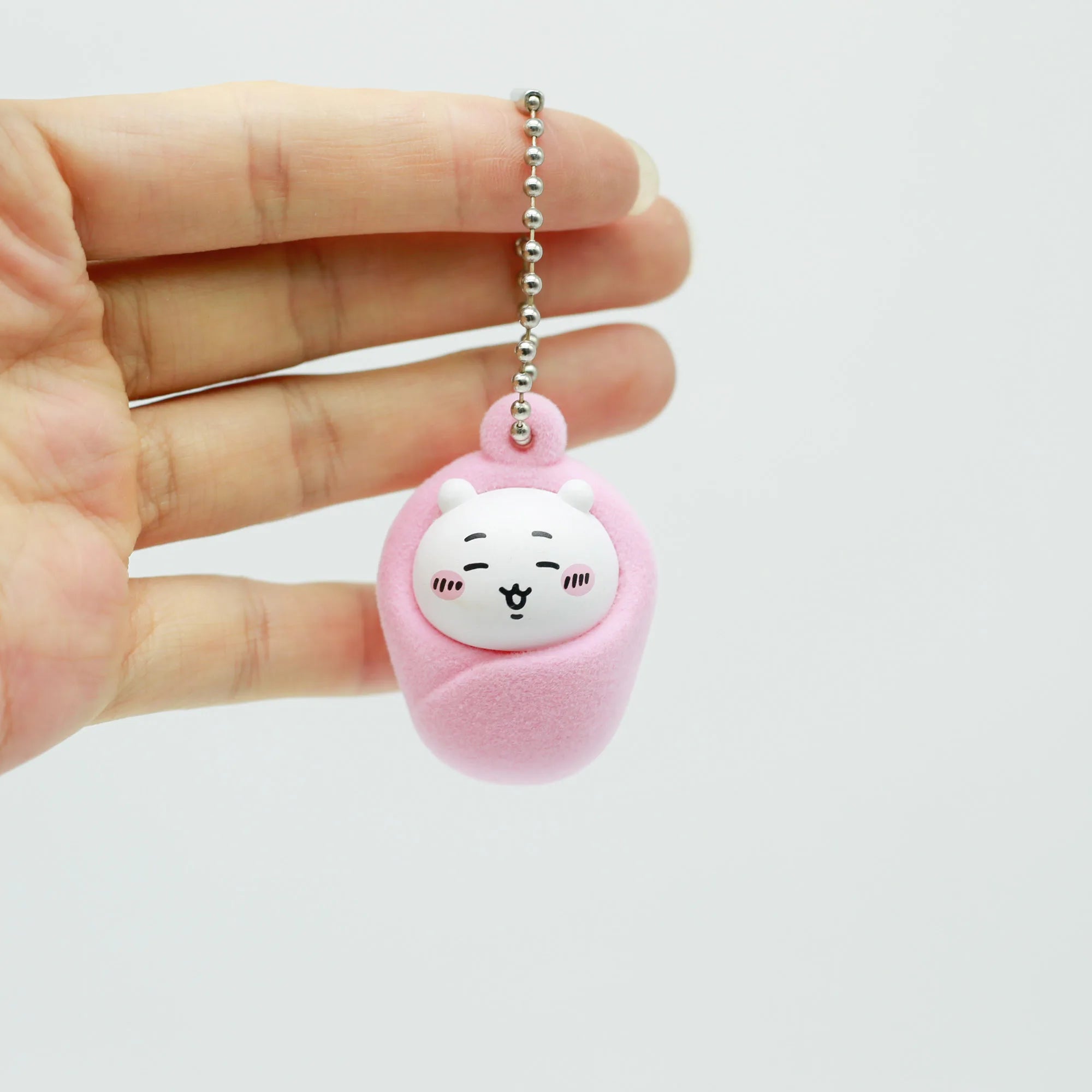 Flocked Baby Chiikawa Keychain Blind Box