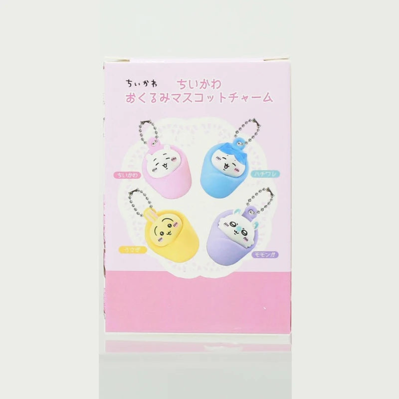 Flocked Baby Chiikawa Keychain Blind Box