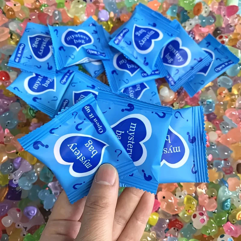 Glow-in-the-Dark Mini Resin Animals & Mushroom Blind Bags