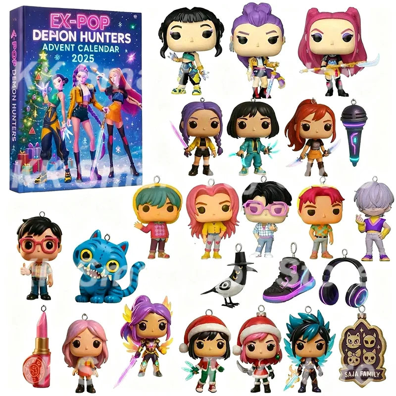 Kpop Demon Hunting Advent Calendar Blind Boxes