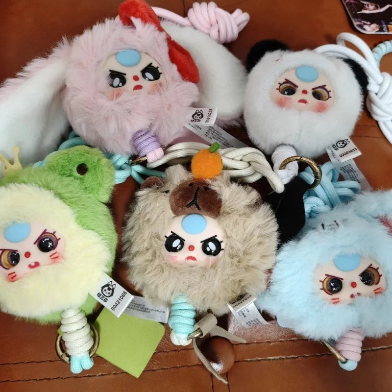 Baby Three Phone Lanyard Plush Blind Box